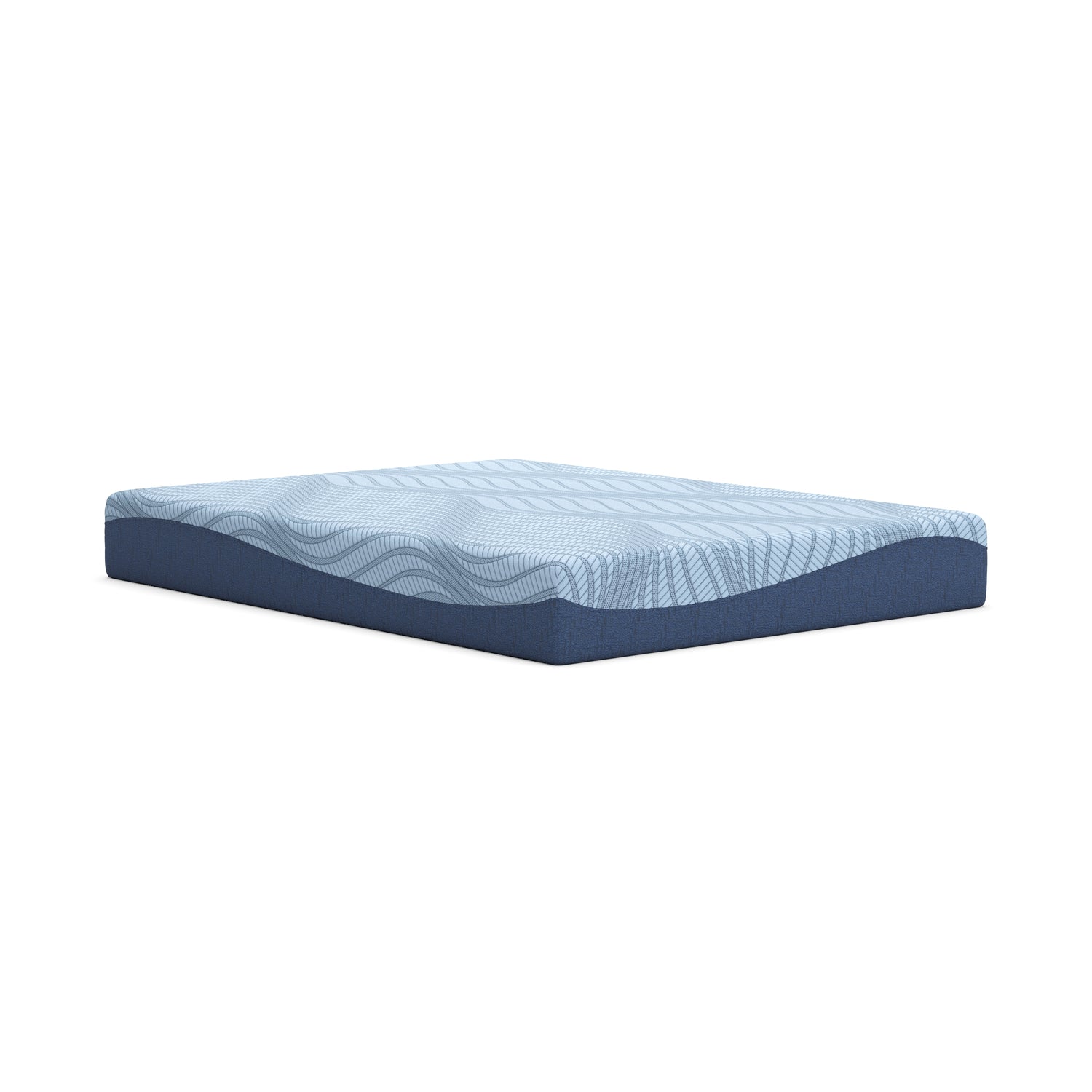 Dellyn 10 Memory Foam White Queen Mattress - M20531