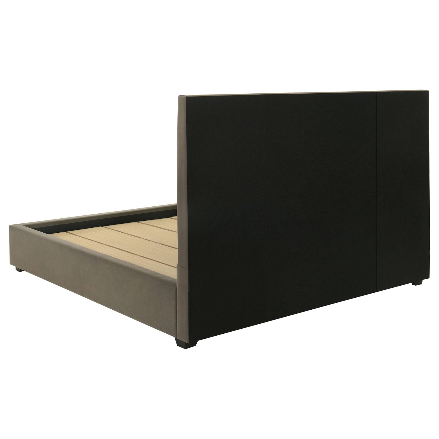 Delsea Upholstered Queen Panel Platform Bed Light Brown - 315975Q