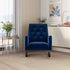 Demetrius  Dark Blue Velvet Solid Wood Rocking Chair - RCH00500501