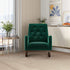 Demetrius  Green Velvet Solid Wood Rocking Chair - RCH00500503