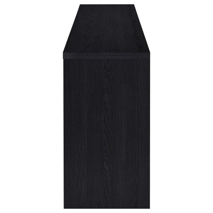 Denison 79-inch 4-door TV Stand Media Console Black - 720223