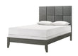 Denker Gunmetal Queen Panel Bed - SET | B4715-Q-HBFB | B4715-Q-RAIL - Bien Home Furniture & Electronics