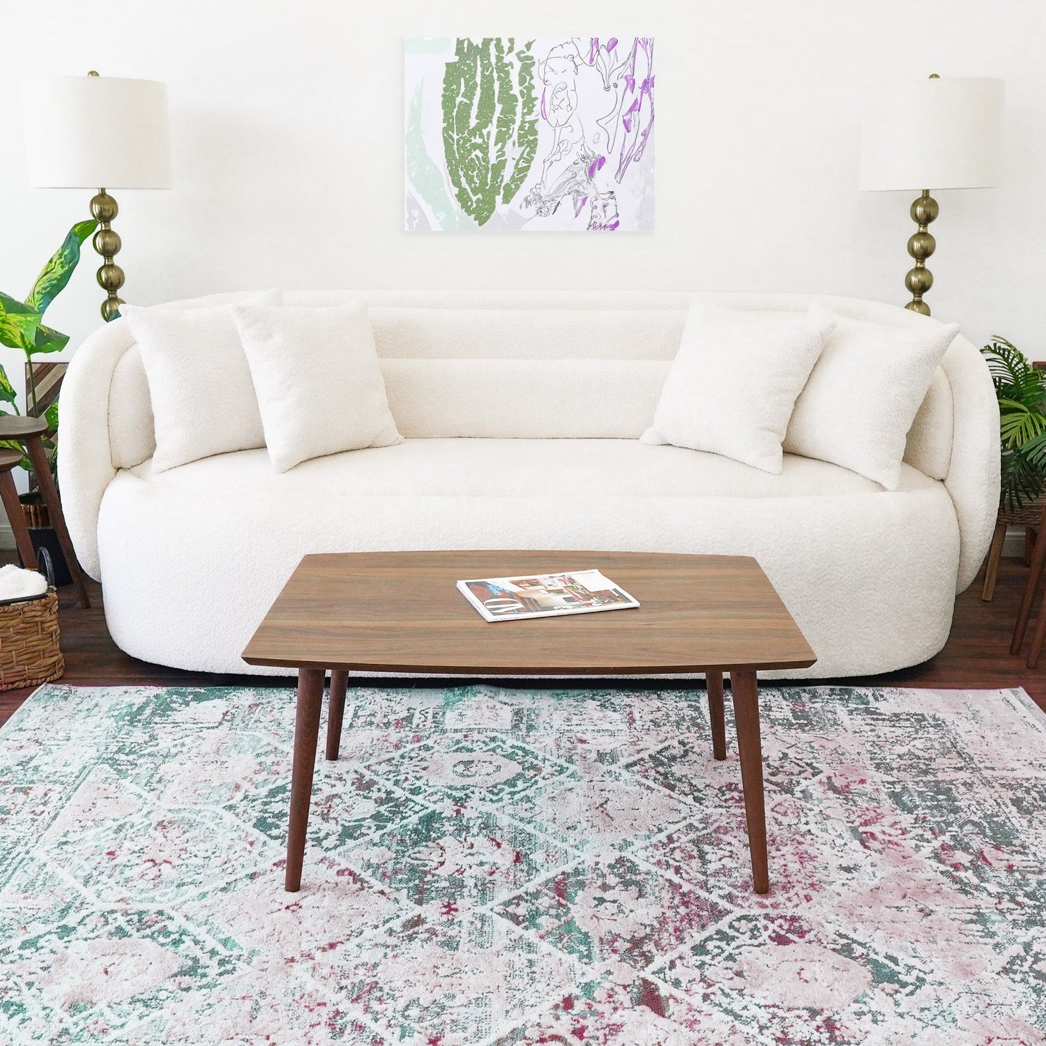 Deny Walnut Center Table - LRT02300701