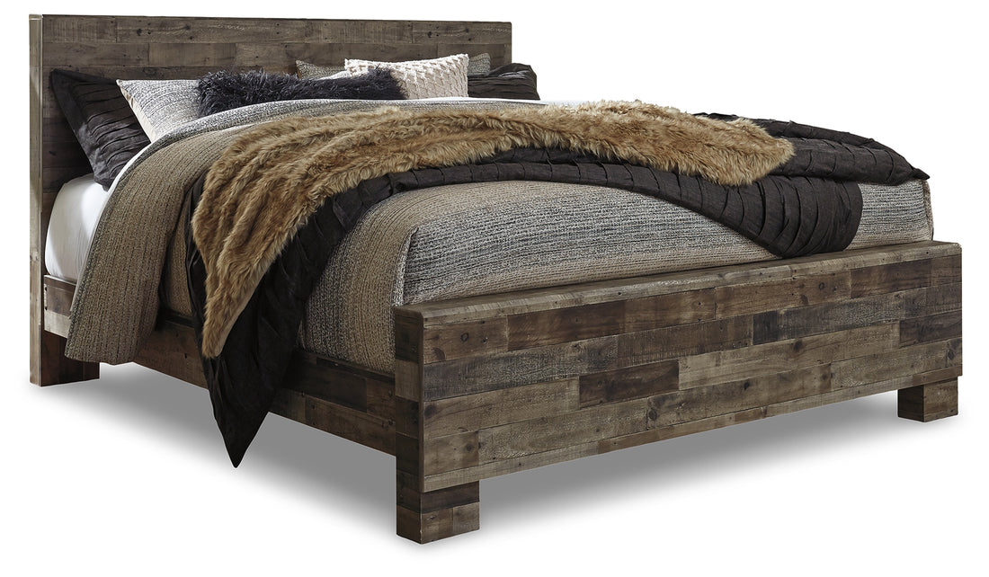 Derekson King Panel Bed and 2 Nightstands - B200B83