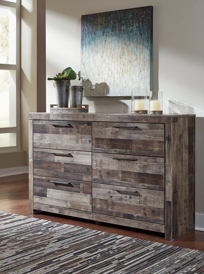 Derekson King Storage Bed, Dresser, Chest and 2 Nightstands - B200B80