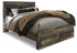 Derekson Multi Gray Queen Panel Storage Bed and 2 Nightstands - B200B48