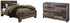 Derekson Queen Panel Bed with Dresser in Multi Gray - PKG003303
