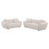 Destino 2-piece Chenille Splayed Arm Sofa Set Greige - 509301-S2