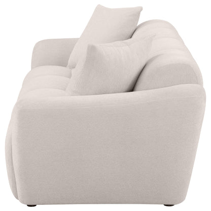 Destino Chenille Upholstered Splayed Arm Sofa Greige - 509301