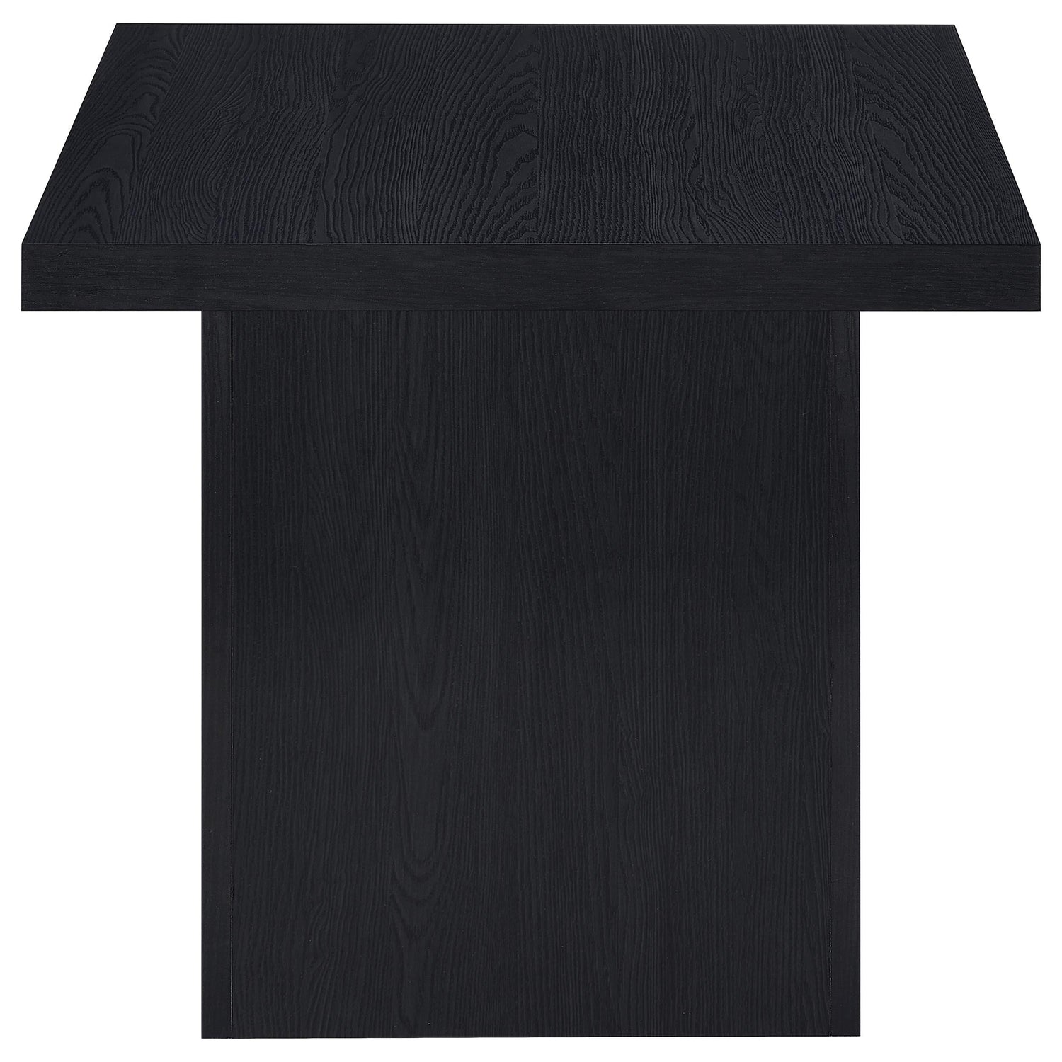 Devar 2-piece Square Cocktail Coffee End Table Set Black - 706408-S2