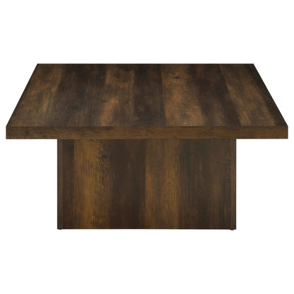 Devar 2-piece Square Coffee and End Table Set Dark Pine - 710888-S2