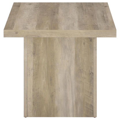 Devar 2-piece Square Coffee End Table Set Distressed Pine - 710878-S2