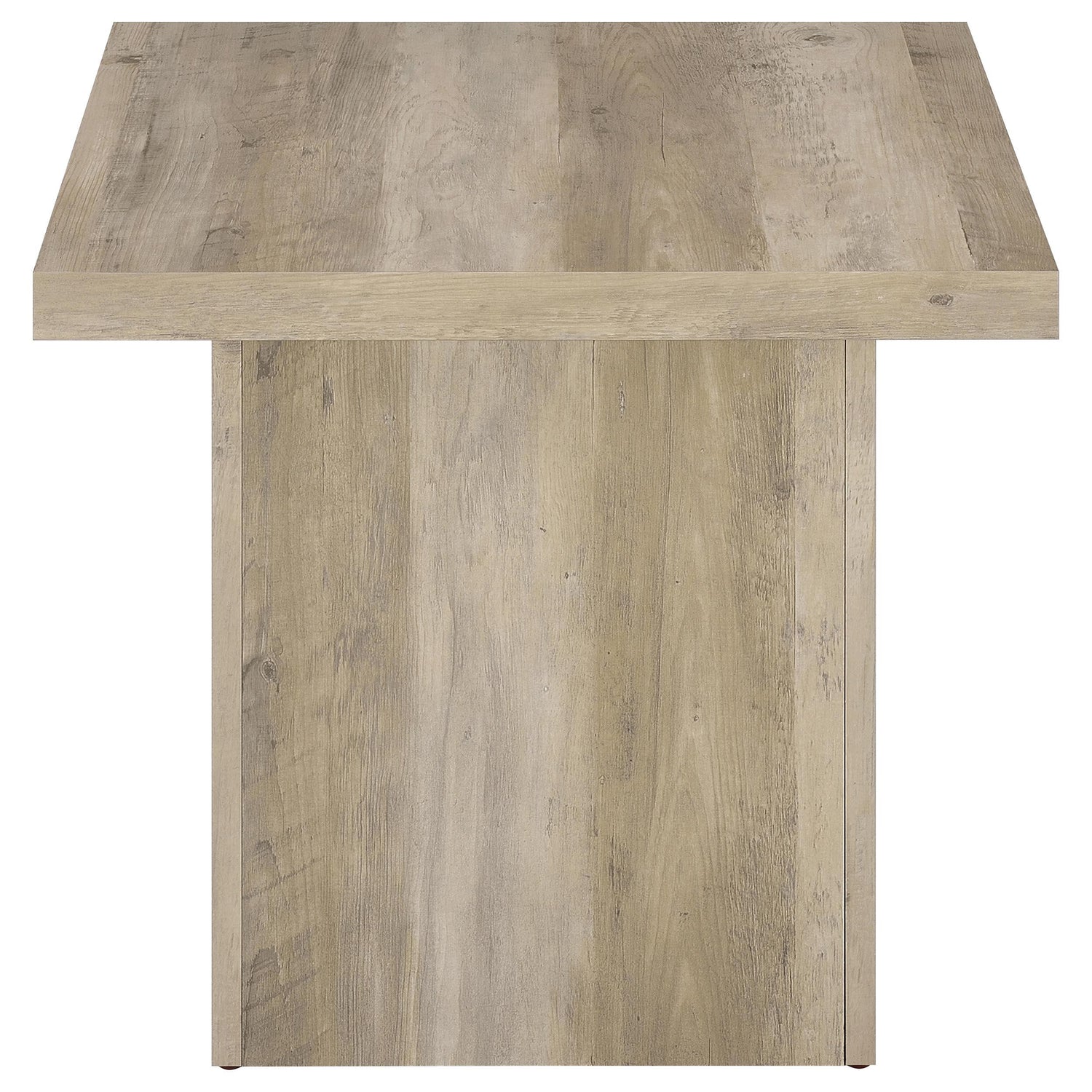 Devar 2-piece Square Coffee End Table Set Distressed Pine - 710878-S2