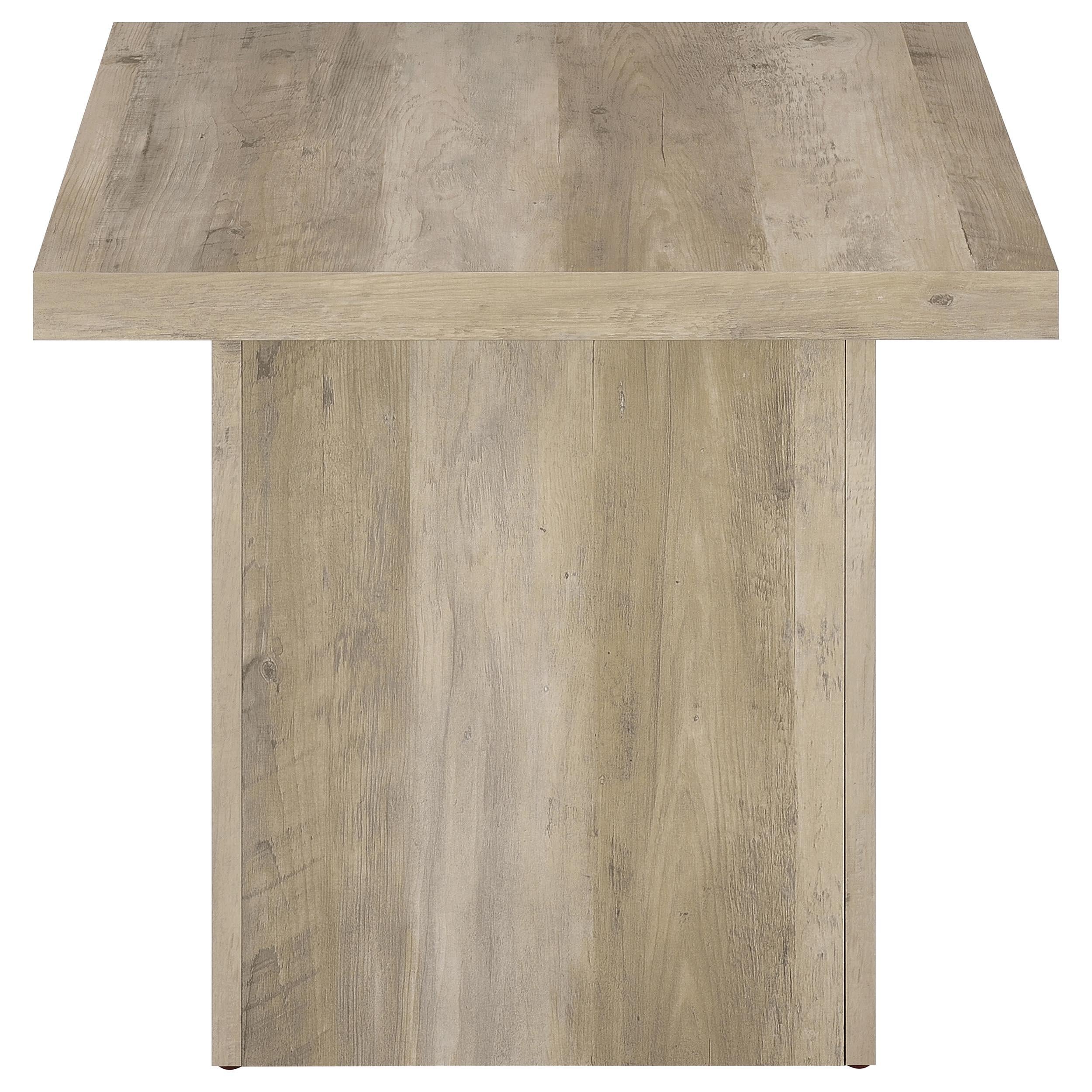 Devar 2-piece Square Coffee End Table Set Distressed Pine - 710878-S2