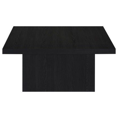 Devar 3-piece Square Cocktail Coffee End Table Set Black - 706408-S3