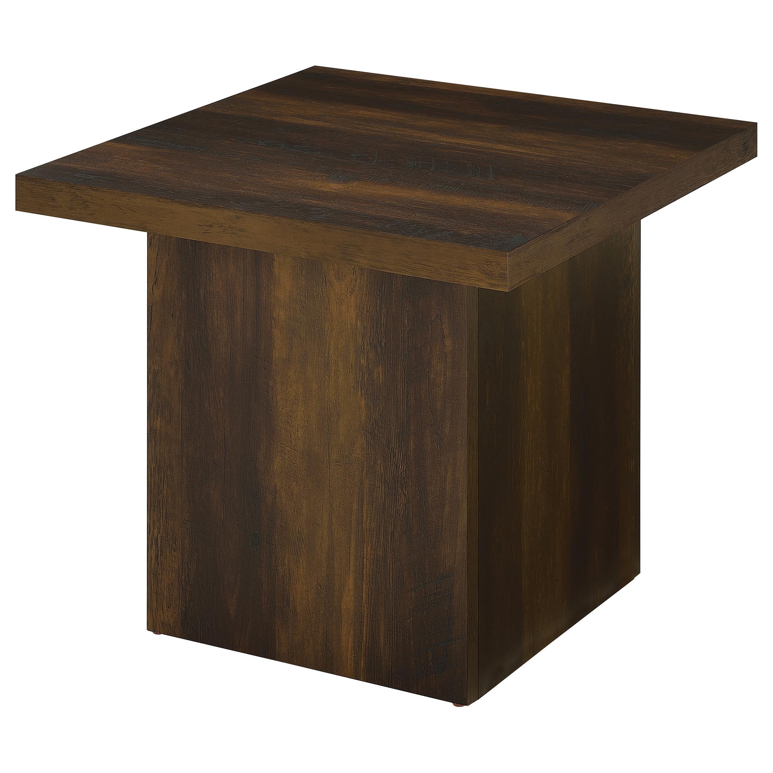 Devar 3-piece Square Coffee and End Table Set Dark Pine - 710888-S3