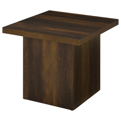 Devar 3-piece Square Coffee and End Table Set Dark Pine - 710888-S3