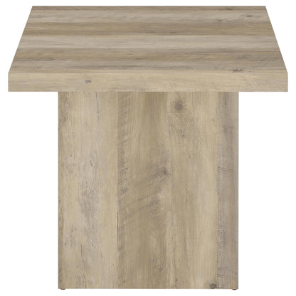 Devar 3-piece Square Coffee End Table Set Distressed Pine - 710878-S3