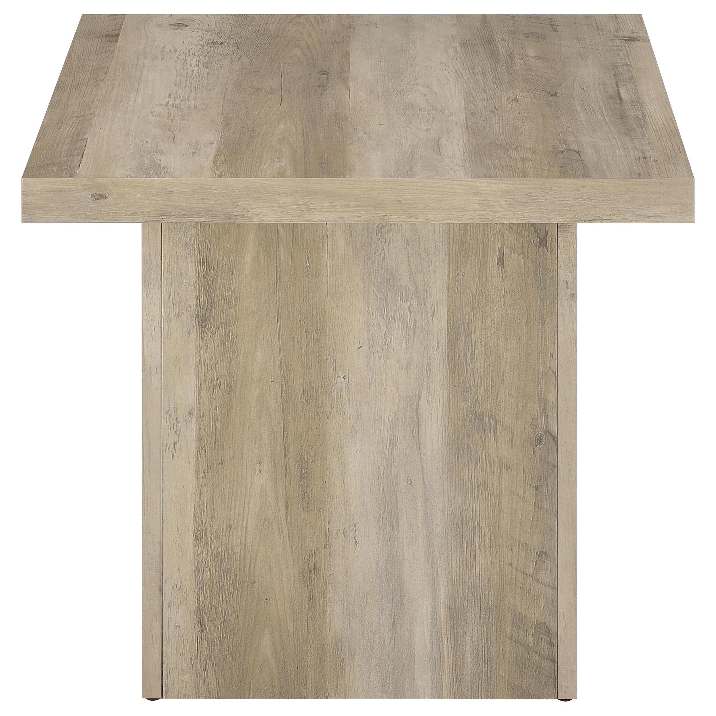 Devar 3-piece Square Coffee End Table Set Distressed Pine - 710878-S3