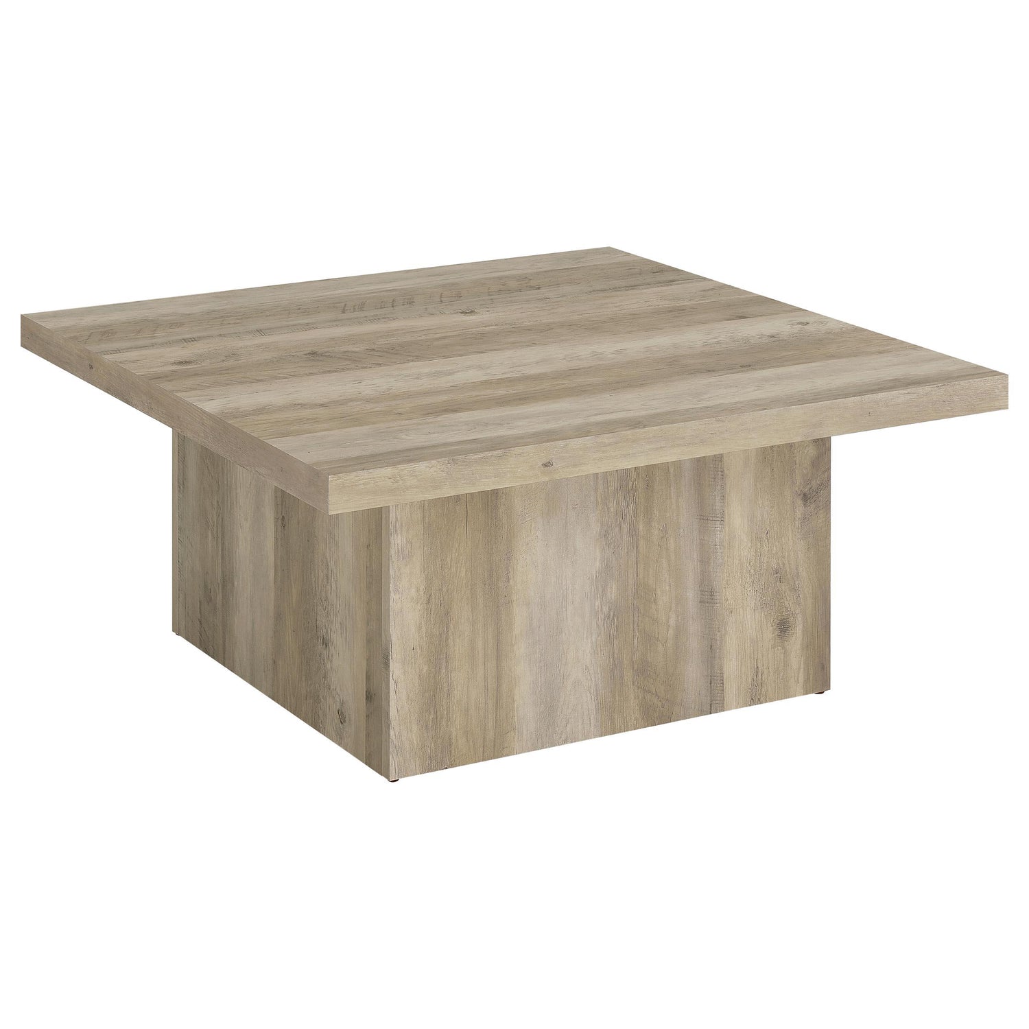 Devar 3-piece Square Coffee End Table Set Distressed Pine - 710878-S3