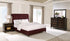 Devon 4-piece California King Bedroom Set Red and Dark Oak - 360341KW-S4