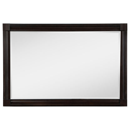 Devon 4-piece Full Bedroom Set Wine Red and Dark Oak - 360341F-S5