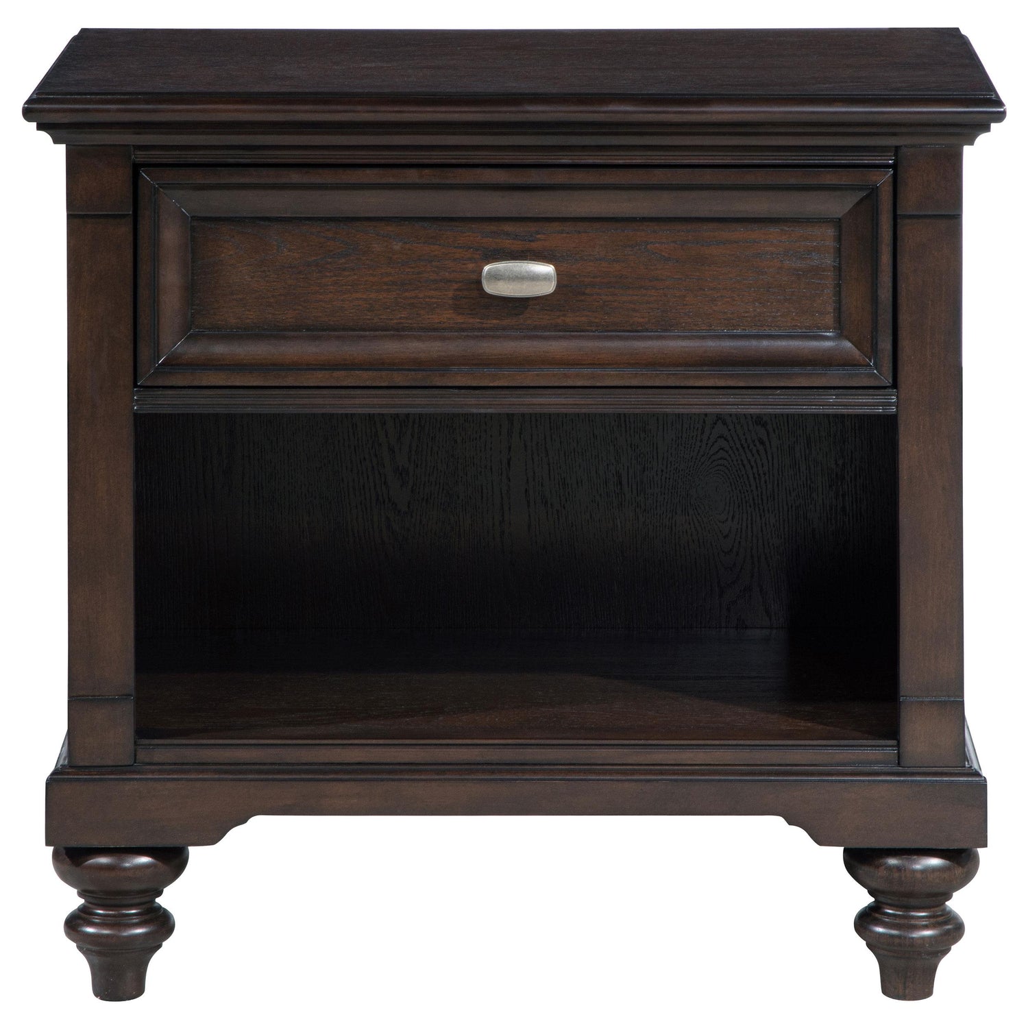 Devon 4-piece Queen Bedroom Set Wine Red and Dark Oak - 360341Q-S4