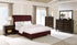 Devon 5-piece California King Bedroom Set Red and Dark Oak - 360341KW-S5