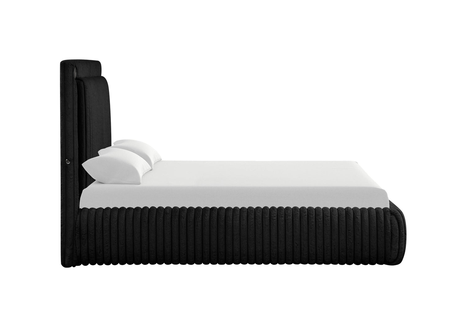 Diana Black Platform Bed - Queen *QUEEN - DIANA BLACK QUEEN