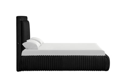 Diana Black Platform Bed - Queen *QUEEN - DIANA BLACK QUEEN