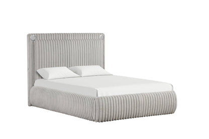 Diana Gray Platform Bed - Queen *QUEEN - DIANA GRAY QUEEN