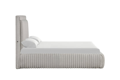 Diana Gray Platform Bed - Queen *QUEEN - DIANA GRAY QUEEN