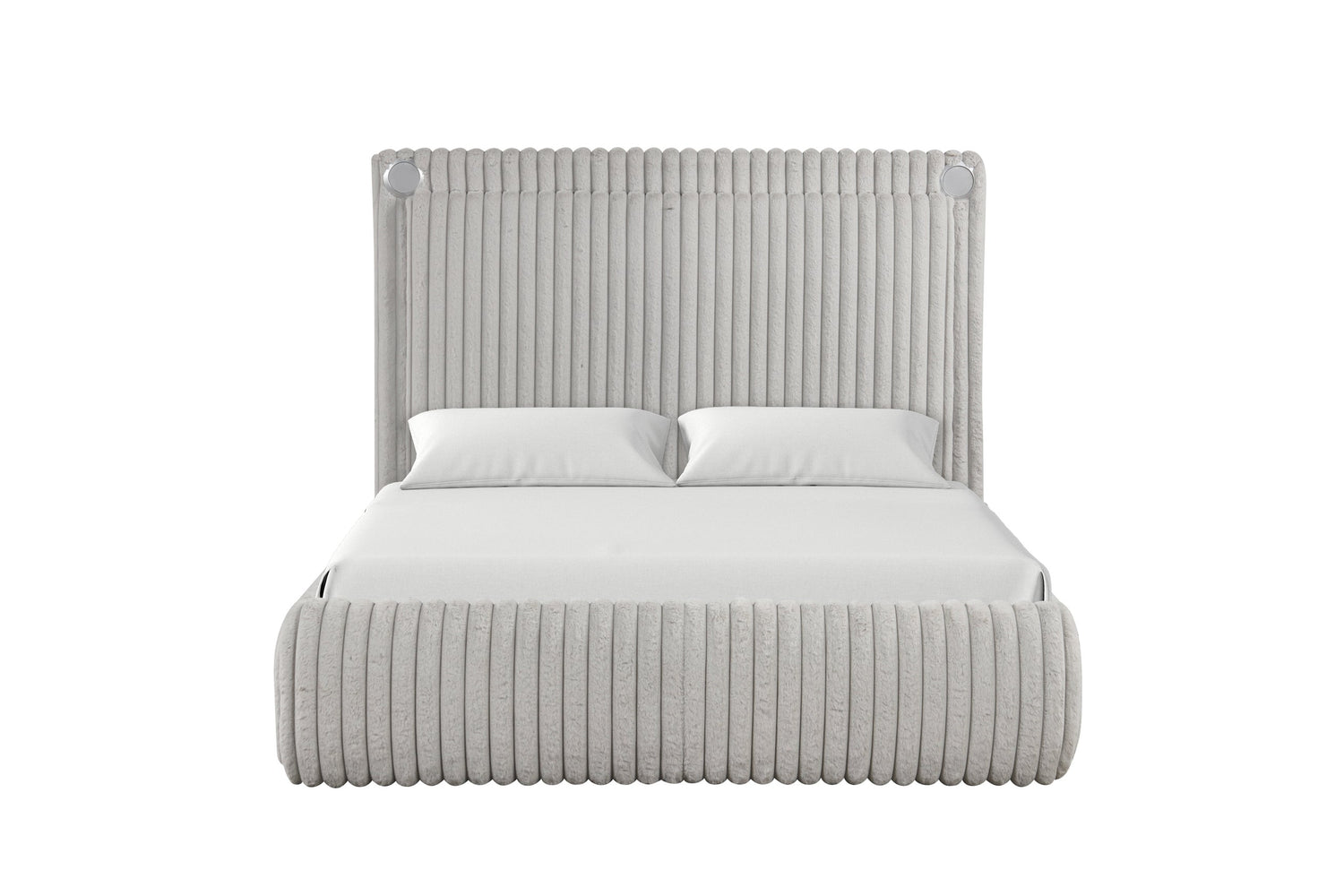 Diana Gray Platform Bed - Queen *QUEEN - DIANA GRAY QUEEN