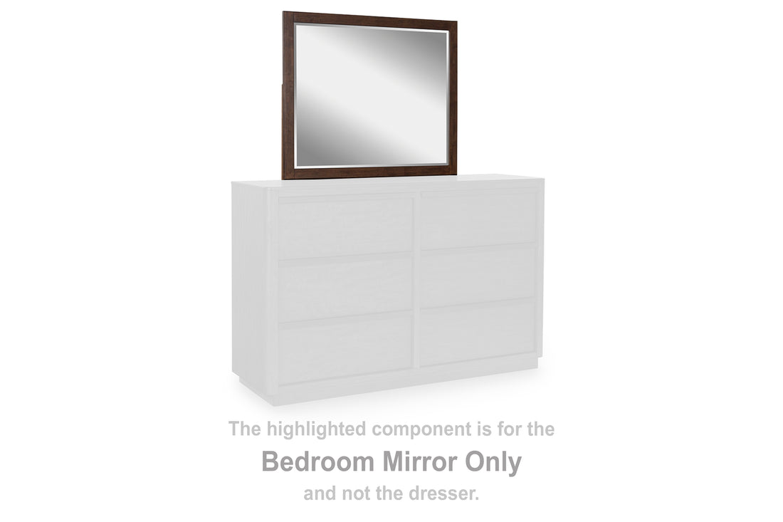 Dilenno Dark Brown Bedroom Mirror - PCB857-36