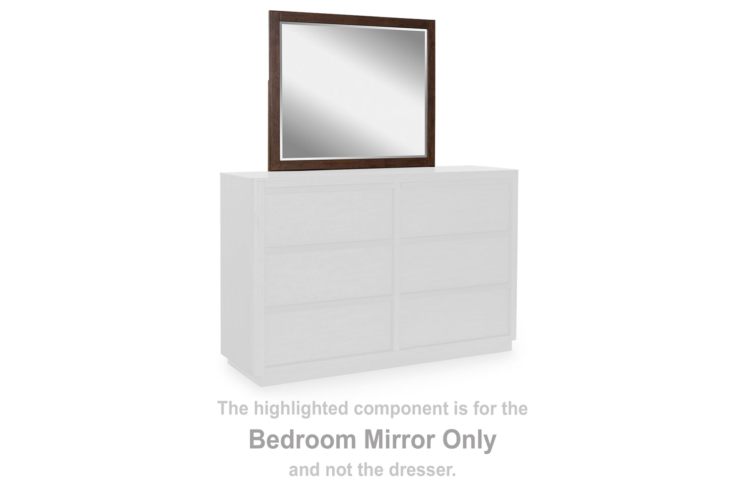 Dilenno Dark Brown Bedroom Mirror - PCB857-36