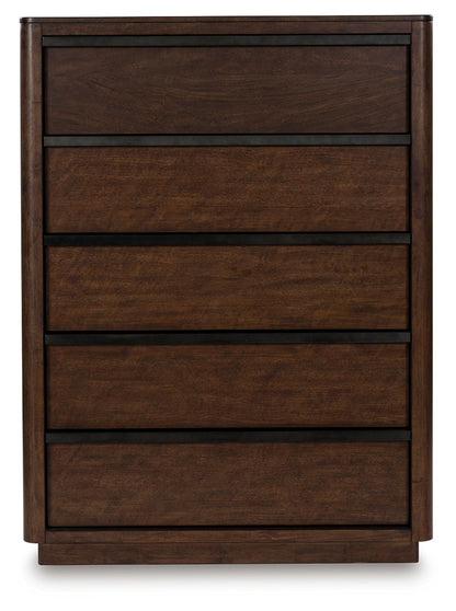 Dilenno Dark Brown Chest of Drawers - PCB857-46