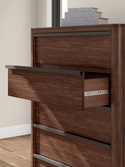 Dilenno Dark Brown Chest of Drawers - PCB857-46
