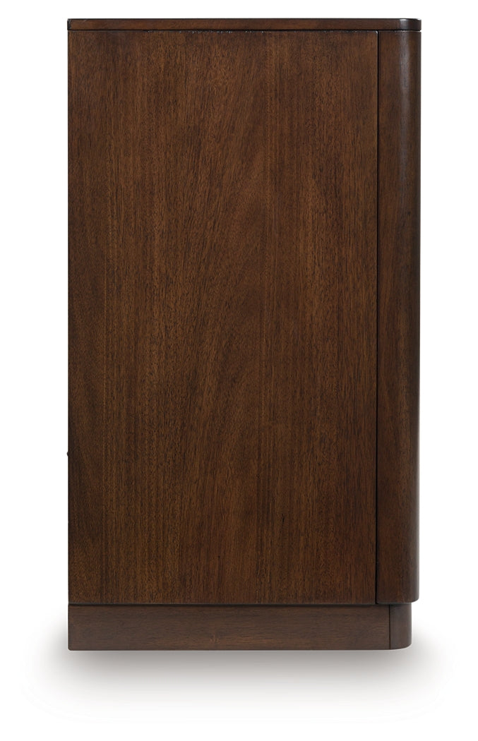 Dilenno Dark Brown Dining Server - PCD857-60
