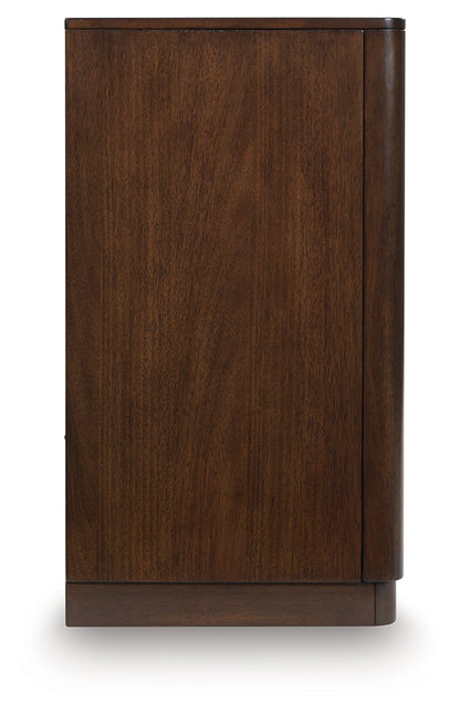 Dilenno Dark Brown Dining Server - PCD857-60