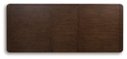 Dilenno Dark Brown Extendable Dining Room Set from Ashley - Luna Furniture