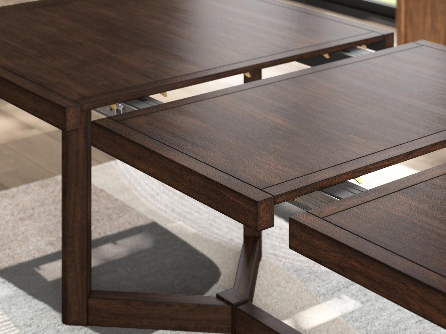 Dilenno Dining Table and 6 Chairs in Dark Brown from Ashley - Luna Furniture