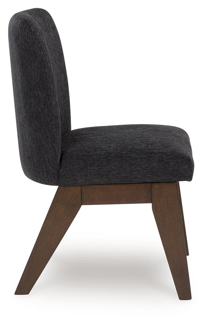 Dilenno Dining Table and 8 Chairs in Dark Brown from Ashley - Luna Furniture