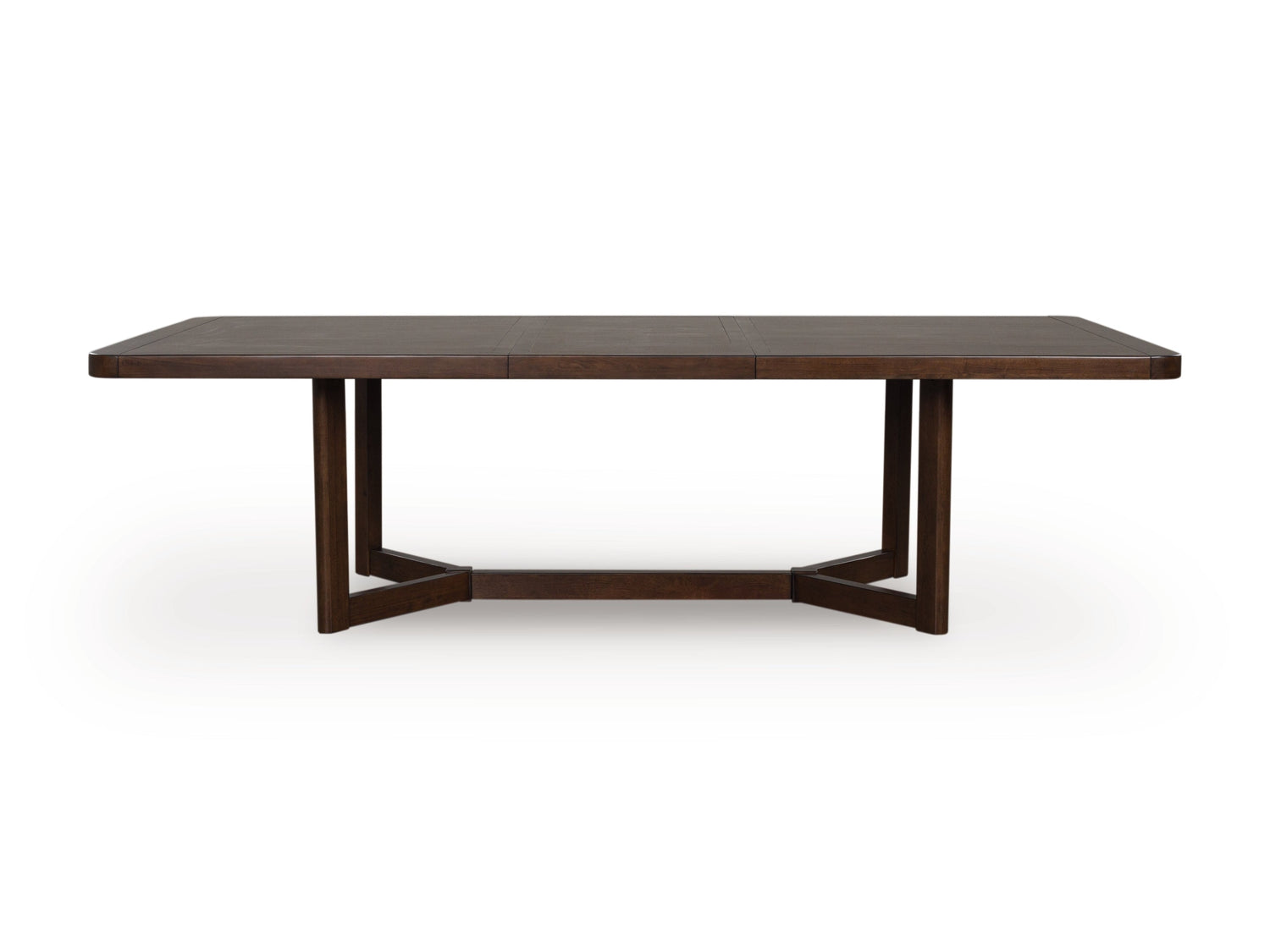 Dilenno Dining Table and 8 Chairs in Dark Brown from Ashley - Luna Furniture