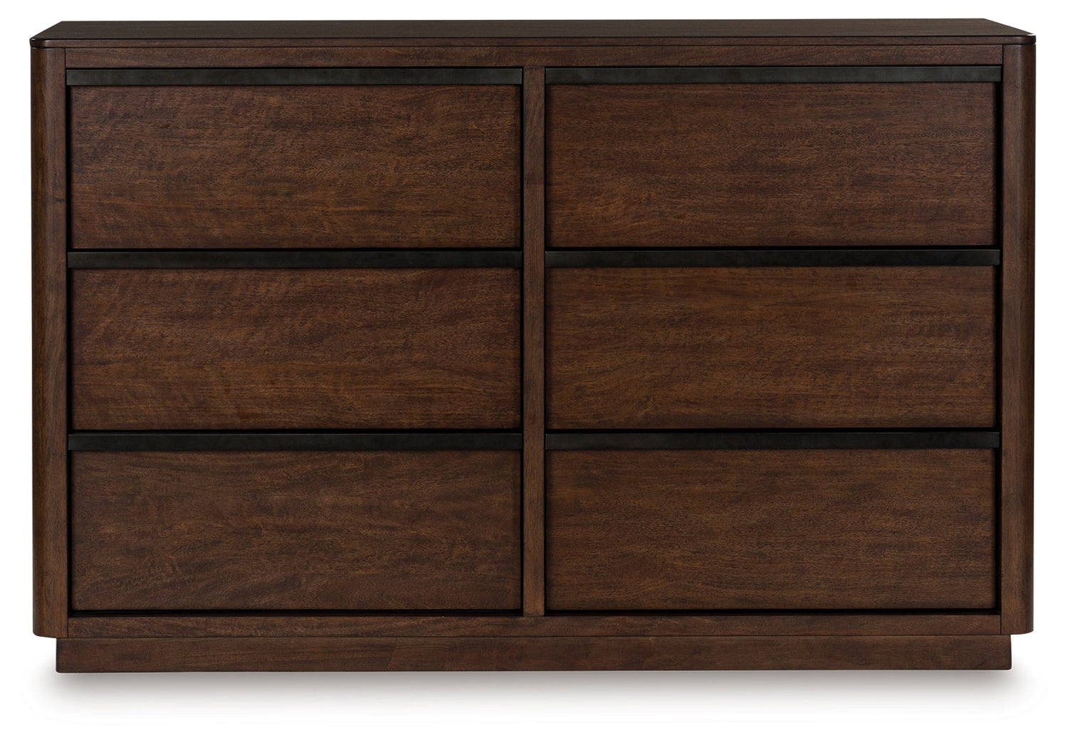 Dilenno Queen Canopy Bed with Dresser in Dark Brown from Ashley - Luna Furniture