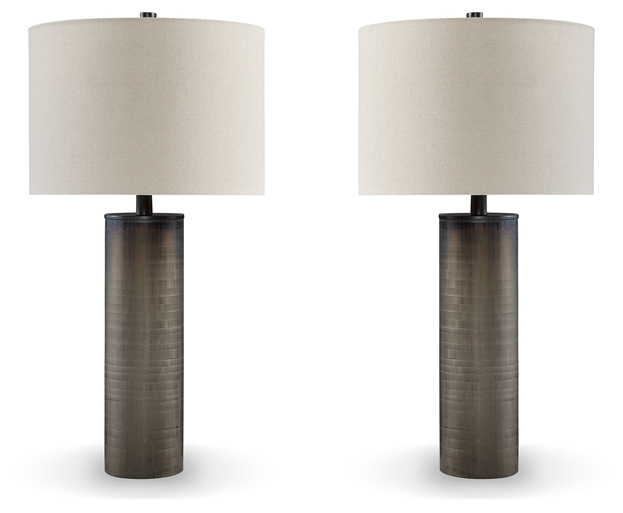 Dingerly 2-Piece Table Lamp Set in Brown - PKG015582