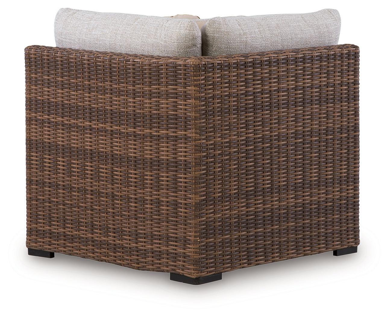 Dolan Creek Beige/Brown Outdoor Corner with Cushion - PCP610-877