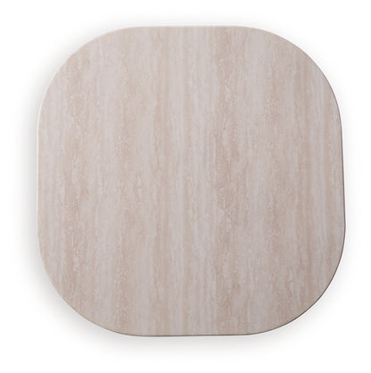 Dolan Creek Beige/Brown Outdoor End Table - PCP610-702
