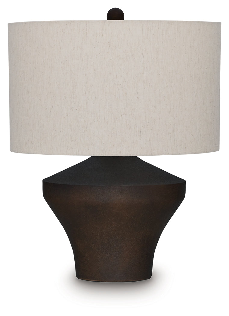 Dolanham Distressed Brown Table Lamp - L207674