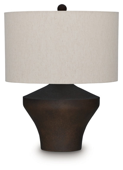 Dolanham Distressed Brown Table Lamp - L207674