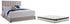 Dolante Queen Upholstered Bed with Mattress in Beige from Ashley - Luna Furniture